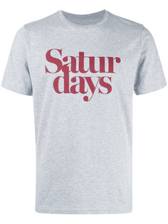 футболка с принтом saturdays  Saturdays Nyc