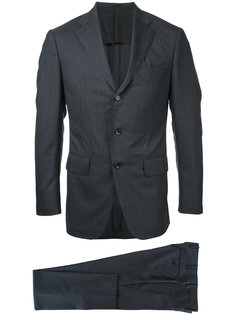 однобортный костюм в полоску Estnation