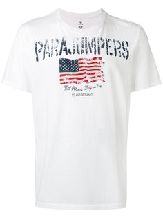 футболка с принтом флага Parajumpers