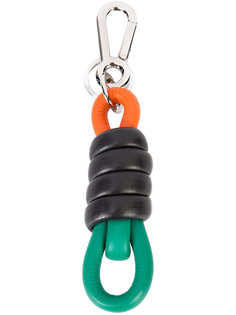 twisted leather keyring Loewe