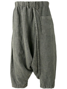 drop crotch cropped trousers Issey Miyake Men