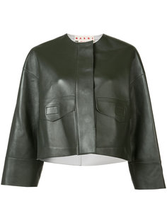 collarless cropped jacket Marni