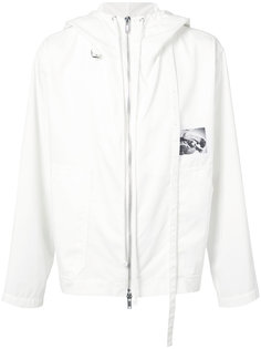 photo print hooded jacket Raf Simons