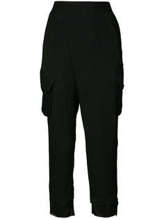укороченные брюки с накладными карманами A.F.Vandevorst