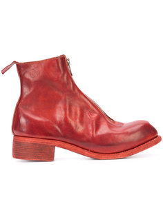 front zip ankle boots Guidi