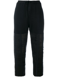 leather strap track pants Ilaria Nistri