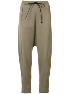 drop crotch track pants Isabel Benenato