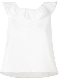 ruffle neck top Tibi