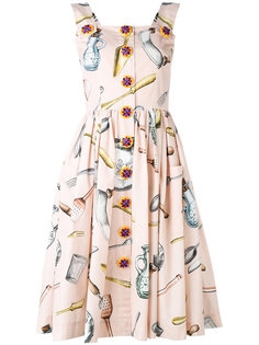 платье-сарафан с рисунком Dolce &amp; Gabbana