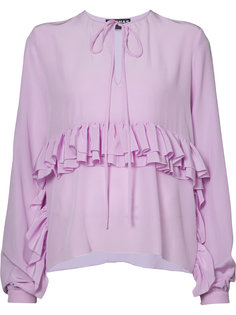 frill trim blouse  Rochas