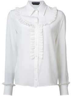frill bib blouse  Rochas