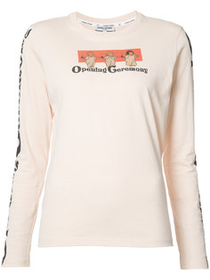 printed longsleeved T-shirt Opening Ceremony