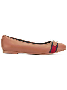 logo ballerinas Tommy Hilfiger