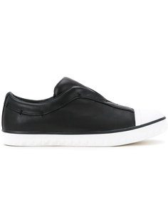 contrast toe slip-on trainers Kazuyuki Kumagai