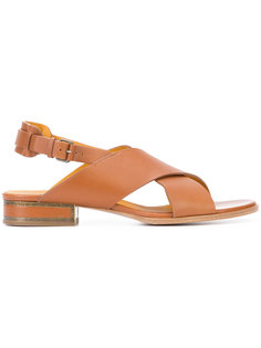 cross strap sandals Veronique Branquinho