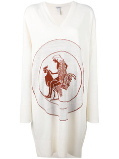 embroidered long knitted top Loewe