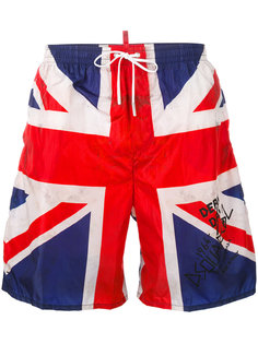Union Jack swim shorts Dsquared2