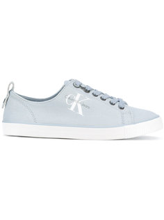 canvas logo trainers Calvin Klein