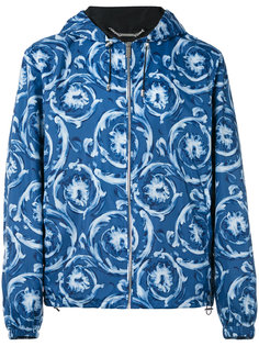 куртка с капюшоном и орнаментом Versace