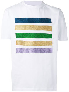glitter stripe T-shirt Palm Angels