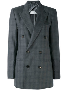 checked double breasted jacket Maison Margiela