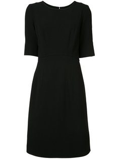 jewel neck dress Oscar de la Renta