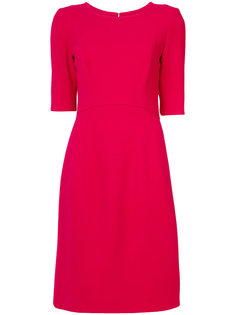 jewel neck dress Oscar de la Renta
