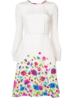 multicolour floral A-line skirt Oscar de la Renta