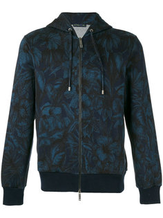 floral print zipped hoodie Etro