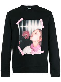 Girl with Rose sweatshirt Kenzo