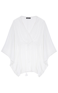 Свободная белая блузка La Reine Blanche