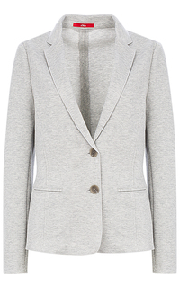 Серый трикотажный жакет S.Oliver Casual Women