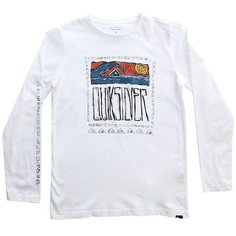 Лонгслив детский Quiksilver Lsclateysunsesm White