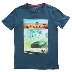 Футболка детская Quiksilver Ssslutegoochoic Indian Teal