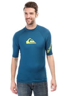 Гидрофутболка Quiksilver All Time Ss Morocco Blue