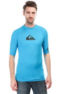 Гидрофутболка Quiksilver All Time Ss Blue Danube