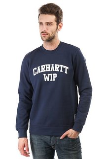 Толстовка классическая Carhartt Sporty Sweatshirt Blue/White