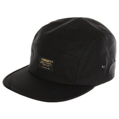 Бейсболка пятипанелька Carhartt Wip Military Cap Black