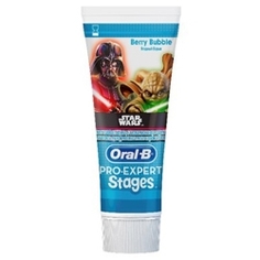 ORAL-B Зубная паста детская ProExpert Stages Ягодный Взрыв (Berry Bubble) Star Wars 75 мл