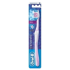 ORAL-B Зубная щетка 3D White Блеск Средняя 1 шт.