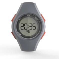 Часы Спортивные Цифровые С Таймером W200 M Swip Муж. - Серые Оранжевые Geonaute