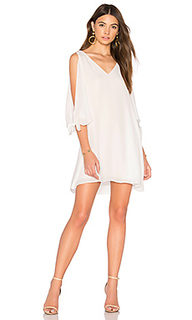 Tied cold shoulder dress - krisa