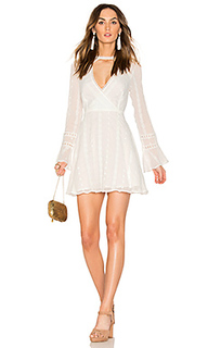 Flared lace dress with bell sleeves - Endless Rose