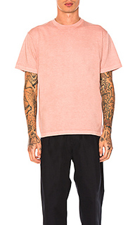 Natural dyed block tee - Maiden Noir