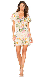 Delilah frill wrap mini dress - AUGUSTE