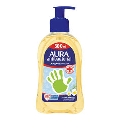 Мыло жидкое, c антибакт. эффекторм, ромашка, 300 мл, Aura