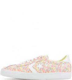 Разноцветные текстильные кеды на шнурках Converse