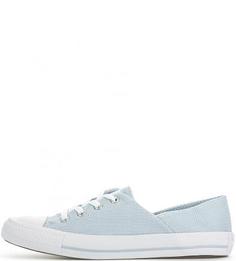 Голубые текстильные кеды Converse