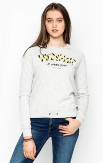 Серый свитшот с принтом Pepe Jeans