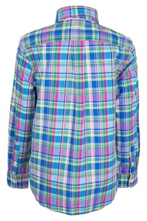 Хлопковая рубашка Ralph Lauren Children